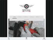 Tablet Screenshot of newmac-automocion.com
